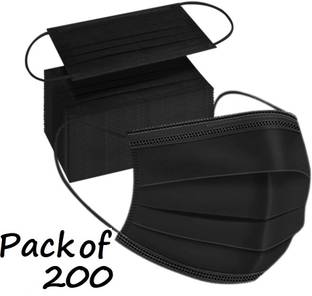 Wellstar Disposable Face Masks, Facial Mouth Cover, 3 Ply Filter Protectors with Elastic Earloops, Breathable Non-woven Disposable Face Masks, Facial Mouth Cover, 3 Ply Filter Protectors with Elastic Earloops, Breathable Non-woven Non-Washable, Water Resistant Surgical Mask