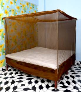Fabrachana Cotton Adults Washable MP 101- Khaki Mosquito Net