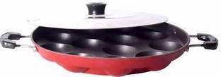 Swarambh by Swarambh Appam Patra Maker Paniarakkal Litti Maker Paniarakkal with Lid 0.5 L capacity 24 cm diameter