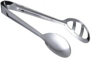 Dynore Stainless Steel Oval Salad Tong Stainless Steel Oval Salad Tong 19.5 cm Salad Tongs