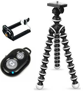Viraan Gorilla Tripod Stand with Bluetooth Remote for Making YouTube, Vlog Videos Tripod