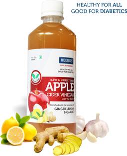 Keeros Apple Cider Vinegar Infused With Ginger , Lemon & Garlic Vinegar