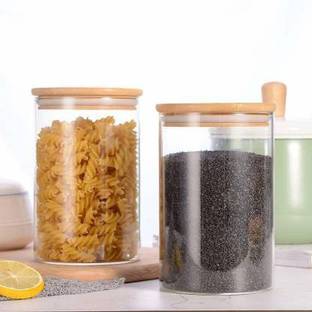 GREATZON ENTERPRISE Glass Grocery Container  - 685 ml