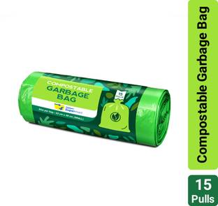 Flipkart Supermart Compostable Small Garbage Bag  Pack Of 15