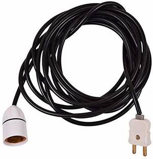JELECTRICALS Bulb Holder With 1 Meter Wire Copper Light Socket