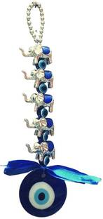Ripe India Evil Eye Hanging For Good Luck And Prosperity Decorative Showpiece  -  20 cm