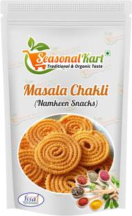 Seasonal Kart Wheat Masala Chakli Namkeen Snacks for Foodie Indians