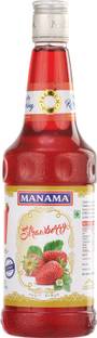 MANAMA Strawberry Syrup, Mixer for Mocktails and Cocktails 750ML