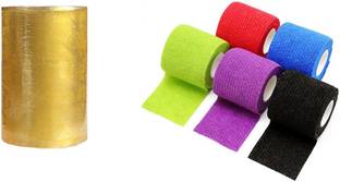 tattoo TATTO WRAP 1PCS + MAGIC GRIP 6 PCS (COMBO OF 2) Temporary Tattoo Kit