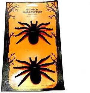 A SARKAR MAGIC SHOP Halloween Spider Toy (Set of 2) / Spider Prank Toy (Velvet & Plastic mixed) 1 Magic Tricks