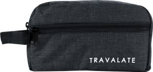 Travalate Polyester Toiletry Bag (Grey) Travel Toiletry Kit
