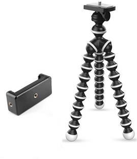 Marklif Gorilla Tripod/Mini Tripod 13 inch for Mobile Phone with Holder for Mobile, Flexible Gorilla Stand for DSLR & Action Cameras Tripod Kit
