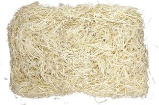 Uniqon (Pack of 100 Gram) Cream color Grass Shredded Tissue Paper Easter Basket Hamper Filling, Gift Packaging/wrapping, Basket Filling for Occasional Decoration Filling Needs Such as Birthday, Anniversary, Wedding, Valentine Day, Christmas Craft Decorations