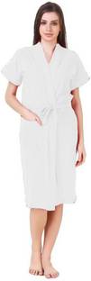 Poorak White XL Bath Robe