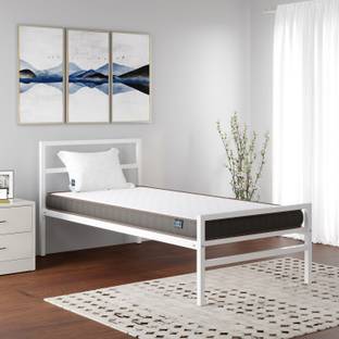 Nilkamal SLEEP Striker + Lite Mattress Metal Single Bed
