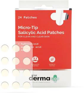 The Derma Co Micro-Tip Salicylic Acid Patches with Hydrocolloid for Clen & Clear Skin - 24 Patches