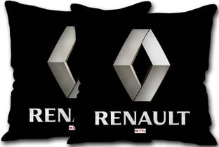ME&YOU Black Microfibre Car Pillow Cushion for Renault