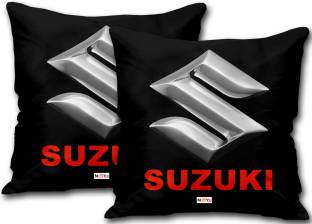 ME&YOU Black Fabric Car Pillow Cushion for Maruti Suzuki