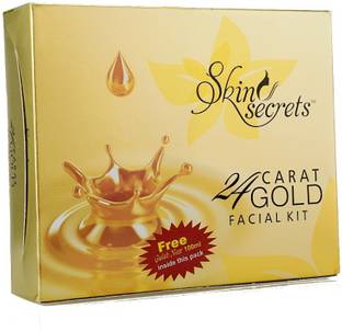 SKIN SECRETS 24 CARAT GOLD FACIAL KIT 62g
