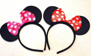ArcenalArt Hair bands or Jewellery of plastic and fabric for girls, women, and kids (babies) multicolor pack of 2 Hair Band