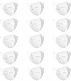 Wellstar 6 Layers N95 / KN95 FFP2 Multi level Filtration & Protection, Resuable, keep highly secure from Viruses Anti Pollution, Anti Bacterial, Anti Virus Without Respirator, Approved and Certified Face Mask FM_202A (White, Free Size, Pack of 15) 6 Layers N95 / KN95 FFP2 Multi level Filtration & Protection, Resuable, keep highly secure from Viruses Anti Pollution, Anti Bacterial, Anti Virus Without Respirator, Approved and Certified Face Mask FM_202A (White, Free Size, Pack of 15) Non-Washable, Water Resistant