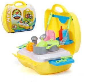 Miss & Chief Little Chef's Kitchen Set with Accessories for Kids