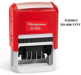 dinojames Date Stamp self-inking D-555 self-inking