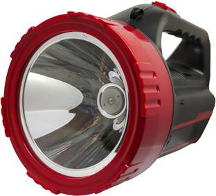 shoptric 1 Kilo Meter High Range 100 Hi-Watt Rechargeable Battery Jumbo Laser Super Bright LED Torch Light With Dual Mode 1st For Low Light 2nd For 1 Kilometer High Range it can be used in Home Outdoor Picnic Hiking Industrial & Agriculture 10 hrs Torch Emergency Light