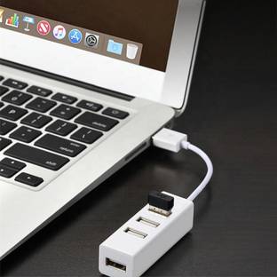 BOPUD Mini-Hub Parking Strip hub For Pen-drive, Mouse, Keyboards, Camera, Mobile USB hub Extension Portable 4 Port hub Mini-Hub Parking Strip hub For Pen-drive USB Hub