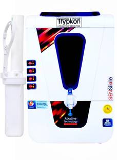 trypkon SENSIBLE COPPER 10 L RO + UV + UF + TDS Control + Alkaline + UV in Tank Water Purifier