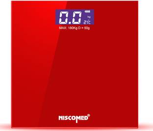 NISCOMED Automatic Personal Digital Weight Machine,Scale With Large LCD Display Weighing Scale