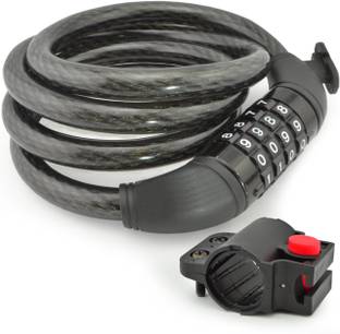 NSV Cyclcraft Heavy Material Multipurpose Combination Number Lock with Mounting Holder Cycle Lock