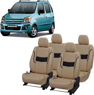 लक्सरी प्रीमियम लेदरेट कार सीट कवर Maruti WagonR  के लिए
