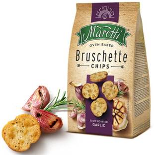 Maretti Oven Baked Bruschette Slow Roasted Garlic (IMPORTED) Chips