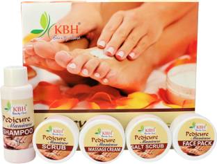 kbh Magic Manicure Pedicure Spa Kit - Soothing & Refreshing HAND & FOOT CARE KIT (155g), Pack of 5
