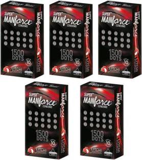 MANFORCE lychee COMBO PACK Condom (Set of 5, 50 Sheets) Condom