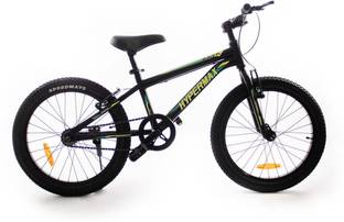 CAYA Hypermax 20" Royal Matte Black UV Protective Coating, Power-Brakes Kids Bikes 20 T (inch) BMX Cycle
