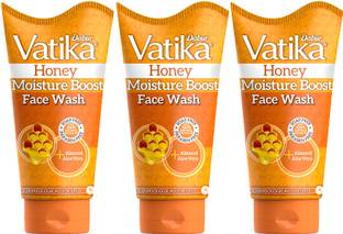 DABUR VATIKA Honey Moisture Boost (150ml each , Pack of 3)  Face Wash
