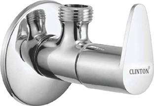 Clinton Stainless Steel Fusion Angle Valve Chrome Plated_set of-1 Angle Cock Faucet