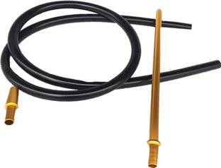 Puff Smart Silicone Black Hookah Hose 1 m
