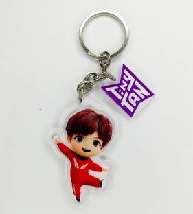 Keychain Kpop BTS J Hope Acrylic BT21 Cute Tiny TAN Key Chain