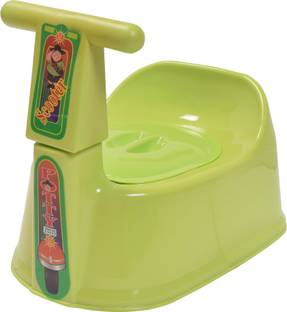 Nabhya Scooter Style Toilet Trainer Baby Potty Seat With Closing LID Small Size ( For 6-18 Month Kids) Potty Seat