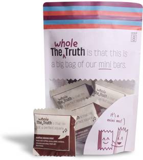 The Whole Truth Coffee Cocoa | Pack of 8 | Mini Protein Bars