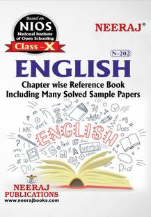 NIOS ENGLISH 202 CLASS 10 Guide Book And Chapter Wise Reference Book With MANY SOLVED QUESTION PAPERS As Per Latest Syllabus