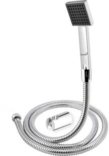 Prestige Square Hand Shower Telephonic with 1mtr SS Shower Tube and Wall Hook Shower Head WALL MOUNT Shower Head