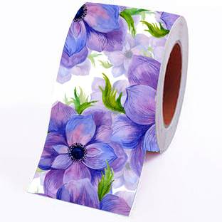 HD PRINT HOUSE Floral & Botanical Maroon Wallpaper