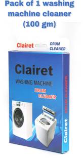 CLAIRET Washing Machine Cleaner Powder for Cleaning/Descaler For Tub & Drum . pack of 1 (100 Gm Each) Detergent Powder (Effervescent Tablet)
