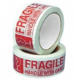 Hippo Handle With Care Fragile Printed Self Adhesive Fragile Handle With care Printed Cello Tape (Manual)