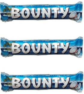 BOUNTY Chocolate 57g Pack of 3 Bars