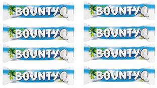 BOUNTY Chocolate 57g Pack of 8 Bars